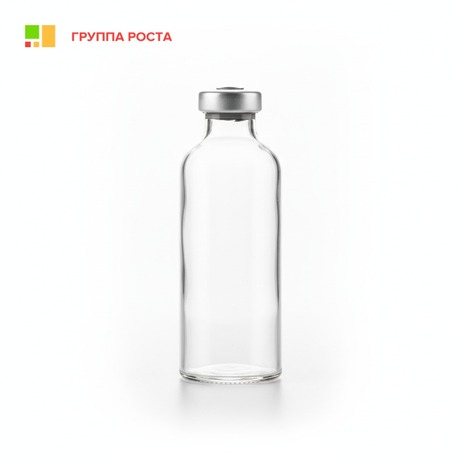 Бутылка стеклянная для крови, трансфузионных и инфузионных препаратов из стекла марки МТО вместимостью 450 см3