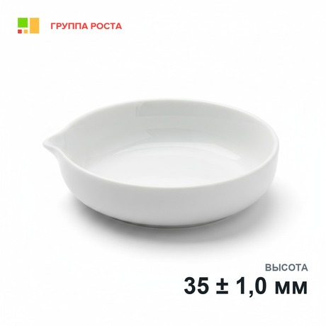 Чаша выпарительная 60 мм, стеклянная, с плоским дном, ТС